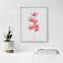 Baby Pink Orchids Floral Art Print